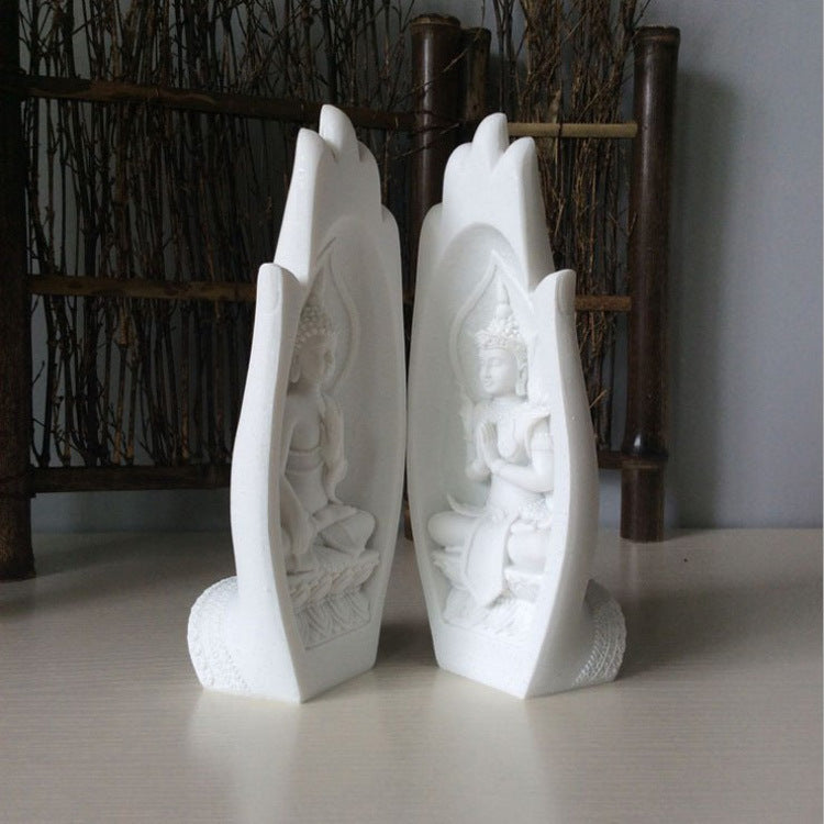 Creative Resin Buddha Hand Sculpture